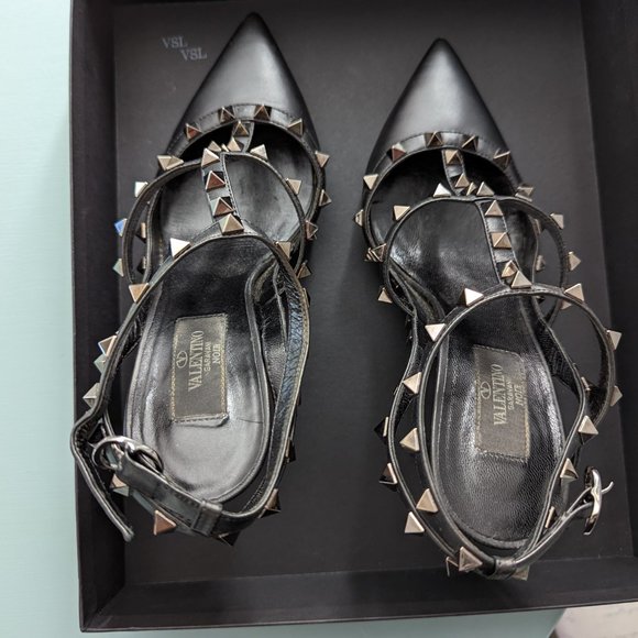 Valentino Rockstud Noir heels - Picture 6 of 12